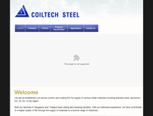 Tablet Screenshot of coiltechsteel.com